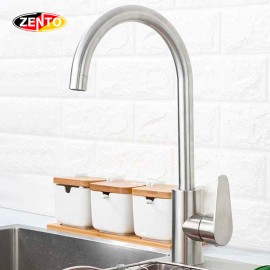Vòi rửa chén, bát đơn inox304 SUS4637 (D23mm)