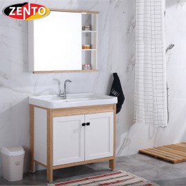 Bộ tủ, chậu, kệ gương Lavabo ZT-LV1072 (Aluminum)