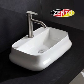 Chậu lavabo đặt bàn Zento LV1186A (560x480x165mm)