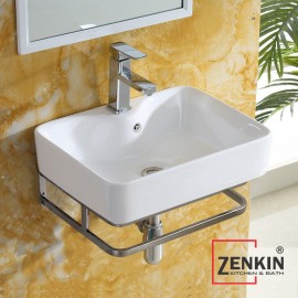 Chậu lavabo treo tường Zenkin ZK7107