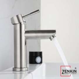 Vòi lavabo nóng lạnh inox304 Zenkin ZK1505