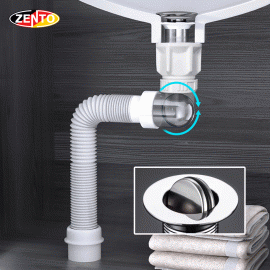 Bộ xi phông & ống xả mềm lavabo ZXP052