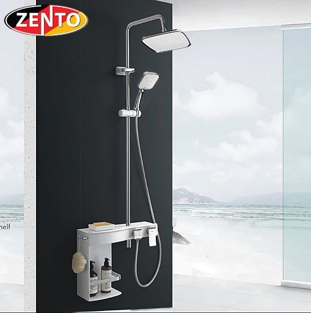 Bộ sen cây nóng lạnh Luxury Shower ZT8024-white