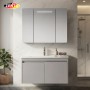 Bộ tủ lavabo gương đèn Led LV1178-Light grey(M82) Bộ tủ lavabo gương đèn Led LV1178-Light grey(M82)
