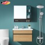 Bộ tủ, chậu, tủ gương Lavabo ZT-LV969 (cánh Laminate vân gỗ)