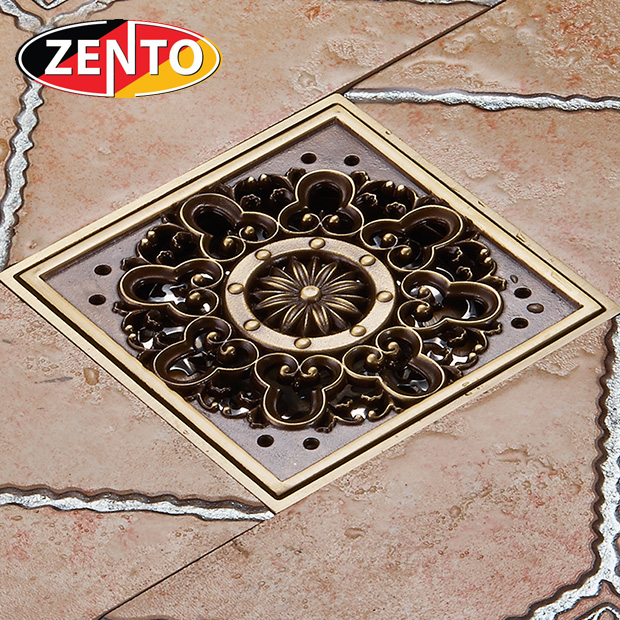 Thoát sàn chống mùi giả cổ 3D Zento ZT611 Thoát sàn chống mùi giả cổ 3D Zento ZT611