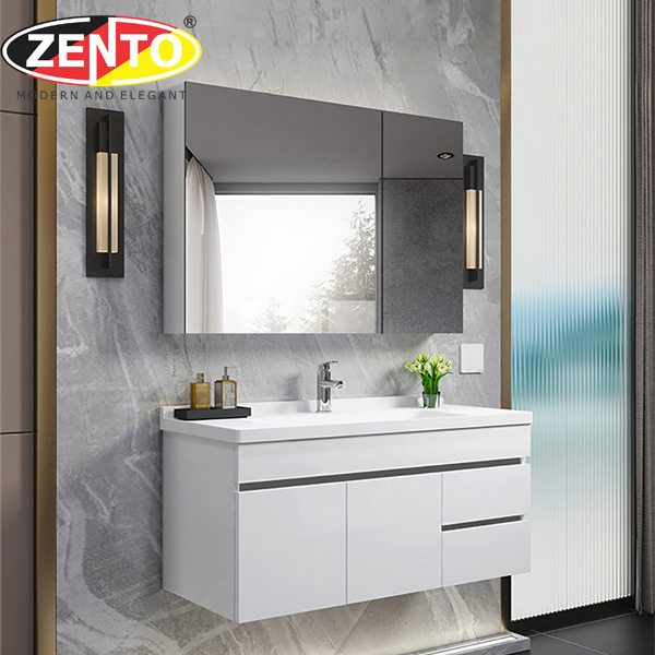 Bộ tủ, chậu, kệ gương Lavabo ZT-LV883E