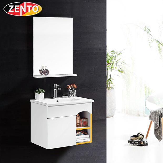 Bộ tủ, chậu, kệ gương Lavabo mini ZT-LV962