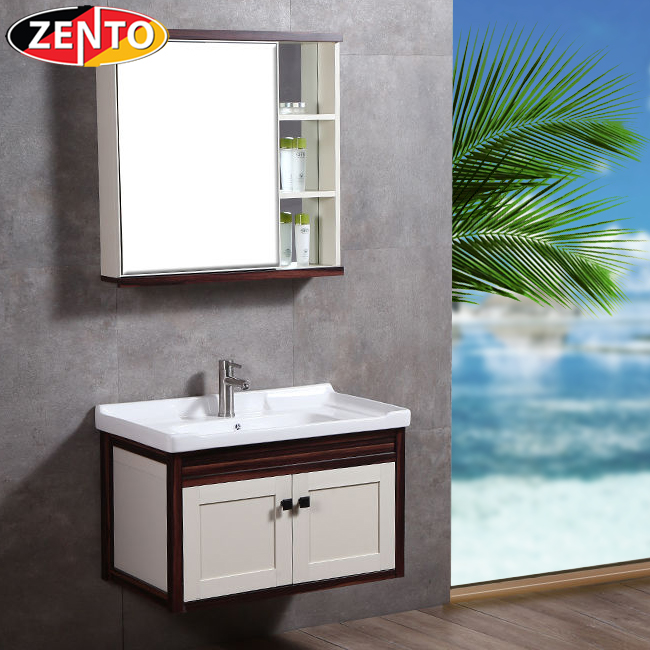 Bộ tủ, chậu, kệ gương Lavabo ZT-LV1070 (Aluminum) Bộ tủ, chậu, kệ gương Lavabo ZT-LV1070 (Aluminum)