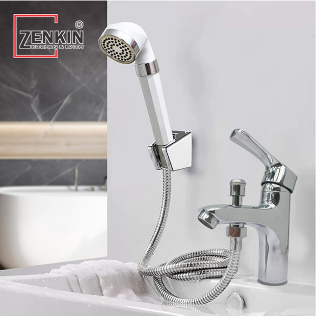 Bộ vòi lavabo kết hợp sen tắm nóng lạnh Zenkin ZK1045
