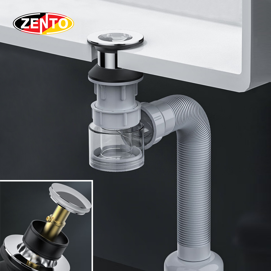 Sản phẩm bộ xi phông nhấn & ống xả mềm lavabo ZXP040 sẽ giúp cho quá trình thoát nước trở nên nhanh chóng và đơn giản hơn. Với thiết kế độc đáo cùng chất liệu cao cấp, sản phẩm sẽ không phụ thuộc vào sự giãn nở của ống thoát nước, đảm bảo tiết kiệm thời gian và công sức cho việc sử dụng. Hãy xem qua hình ảnh để có trải nghiệm thực tế.